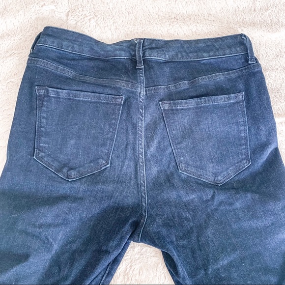 Old Navy Rockstar Jeans Dark Wash Mid Rise Size 10 - Picture 5 of 6